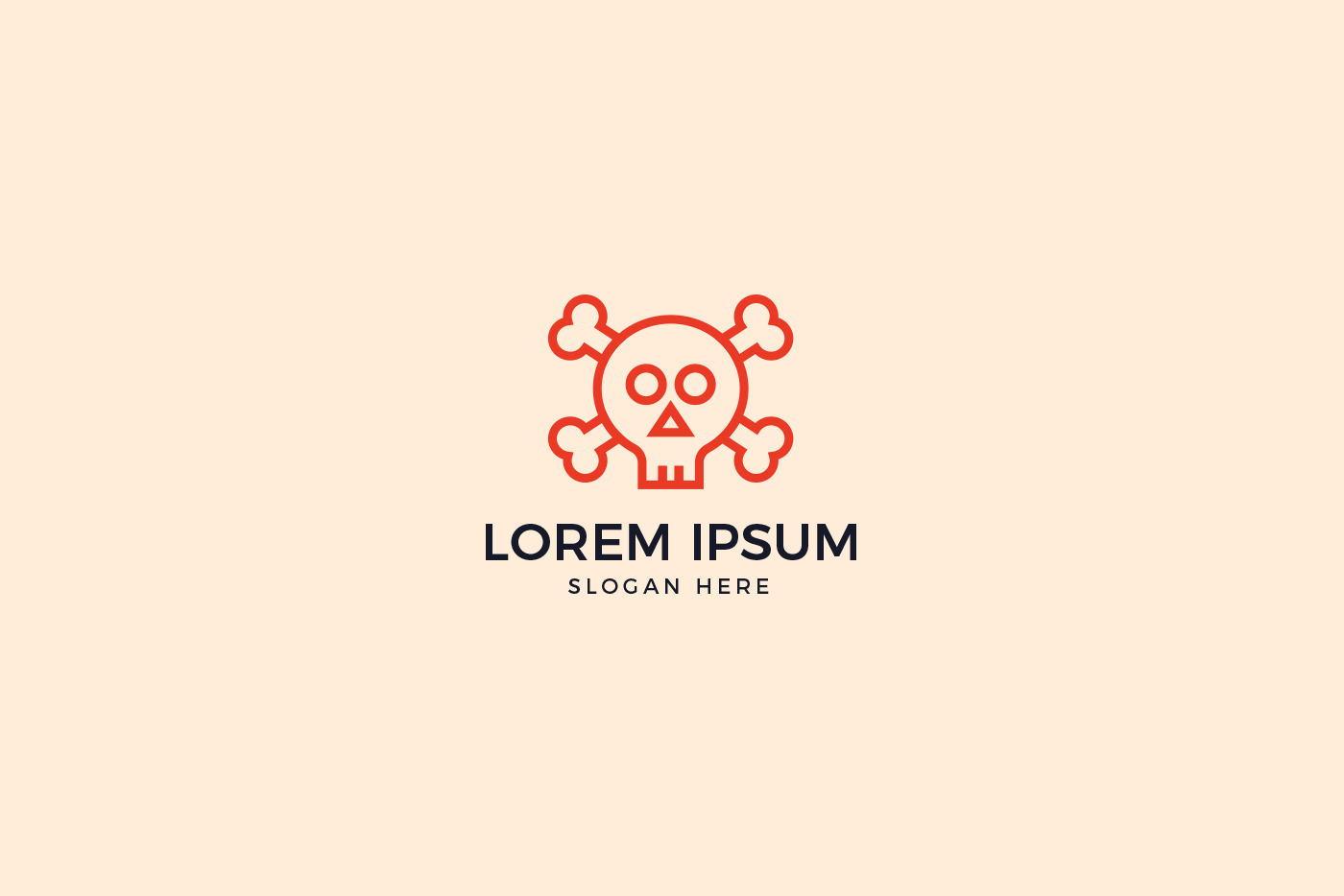 Geometric Skull Logo Template 2 svg+xml;charset=utf Geometric Skull Logo Template