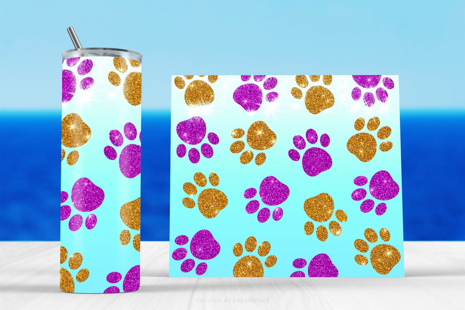 glitter-pet-paws-sublimation-tumbler-designs-dreamstale