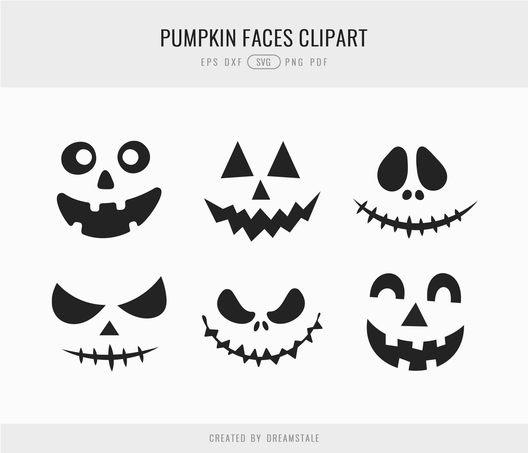 Halloween Pumpkin Faces SVG Clipart 4 svg+xml;charset=utf Halloween Pumpkin Faces SVG Clipart