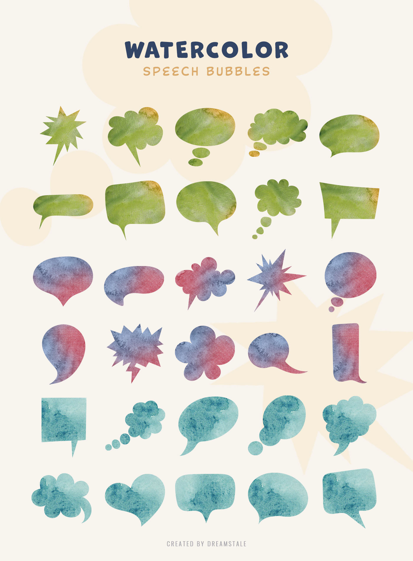 Hand Drawn Speech Bubbles Clipart Set 5 svg+xml;charset=utf Hand Drawn Speech Bubbles Clipart Set