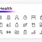 Health & Fitness Icons