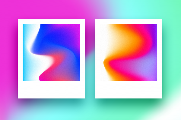 Holographic Gradient Posters 1