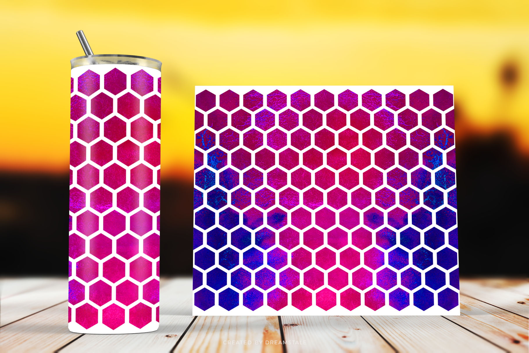 Honeycomb Sublimation Tumbler Wraps 2 svg+xml;charset=utf Honeycomb Sublimation Tumbler Wraps