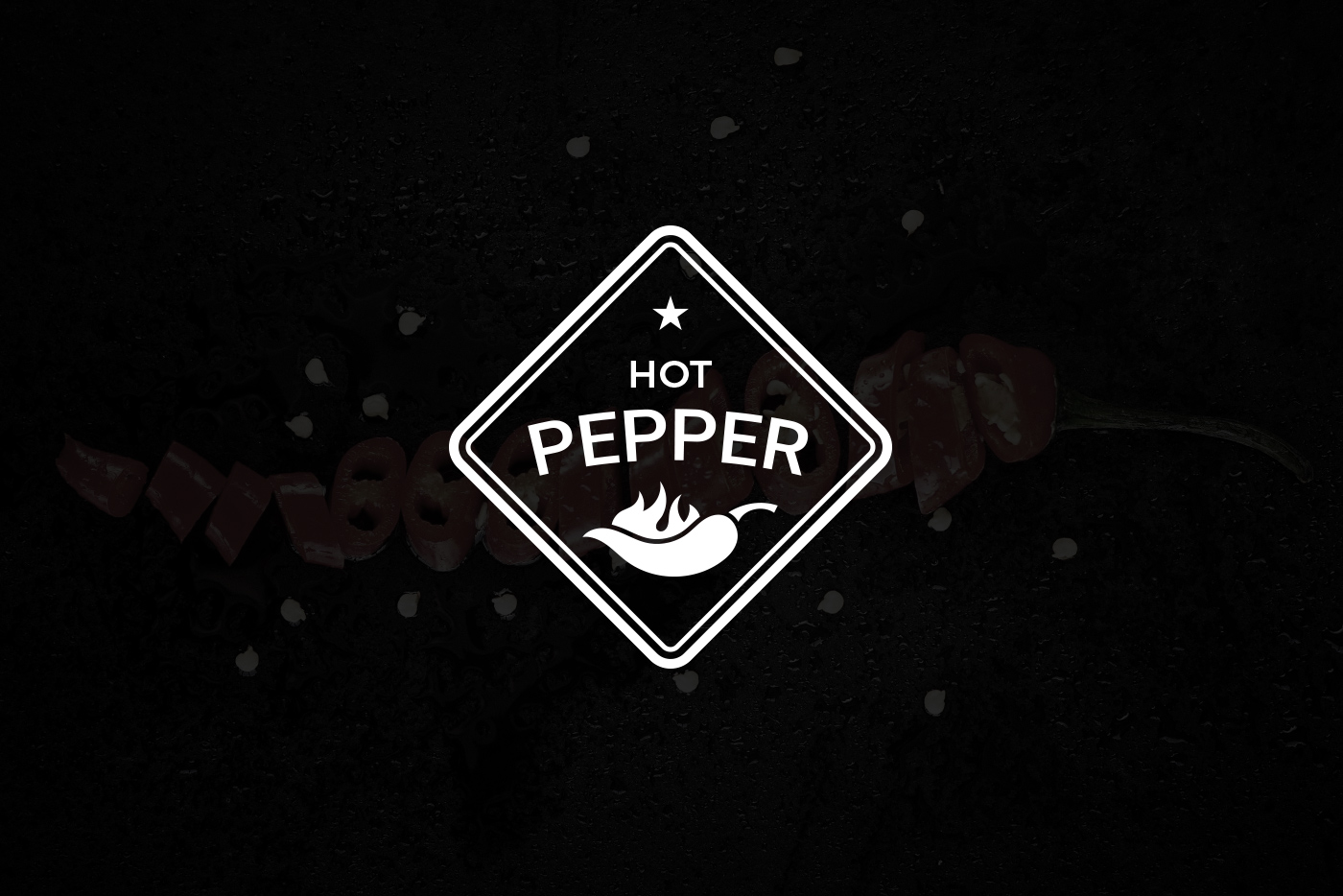 Chilli Pepper Restaurant Logo Template 2 svg+xml;charset=utf Chilli Pepper Restaurant Logo Template