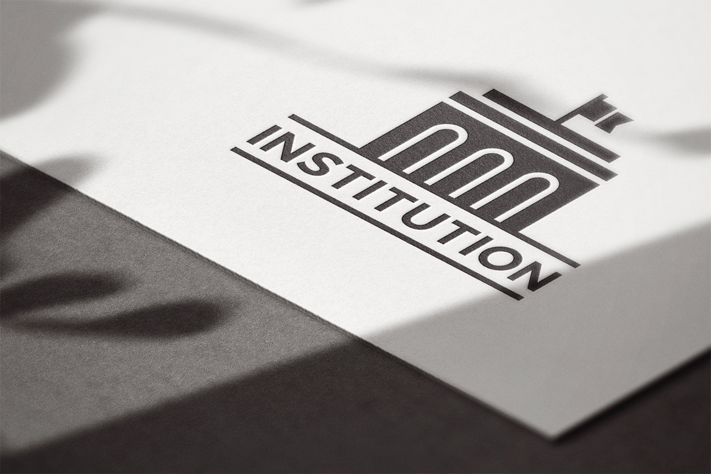 Institutional Building Logo Template 3 svg+xml;charset=utf Institutional Building Logo Template