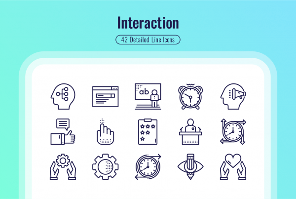 Interaction & UI Detailed Icons