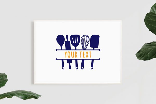 Kitchen Utensil Monograms 3 Kitchen Utensil Monograms 3