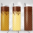 Melting Ice Cream Tumbler Wraps 1 Skinny Tumbler Sublimation Mega Bundle