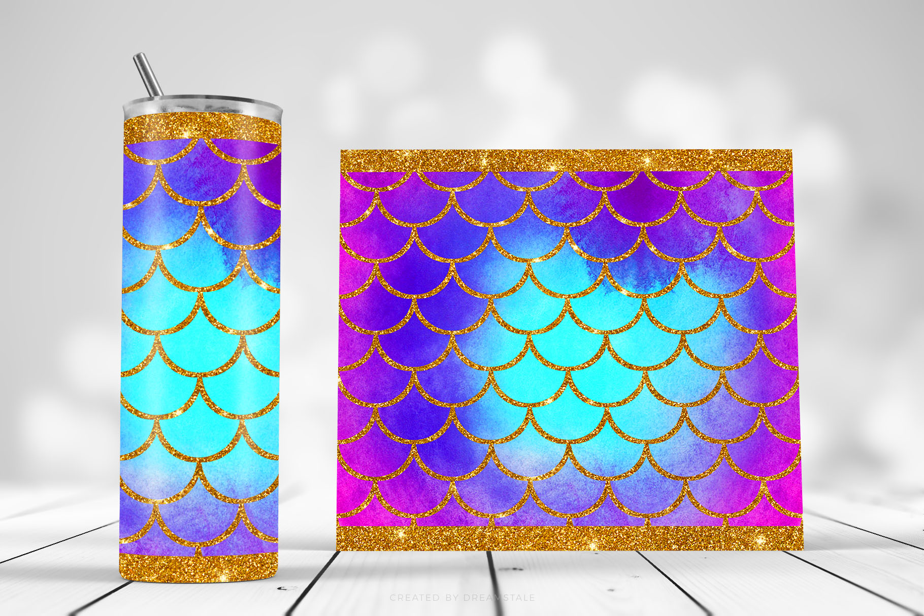 Glitter & Watercolor Mermaid Sublimation Tumbler Designs 3 svg+xml;charset=utf Glitter & Watercolor Mermaid Sublimation Tumbler Designs