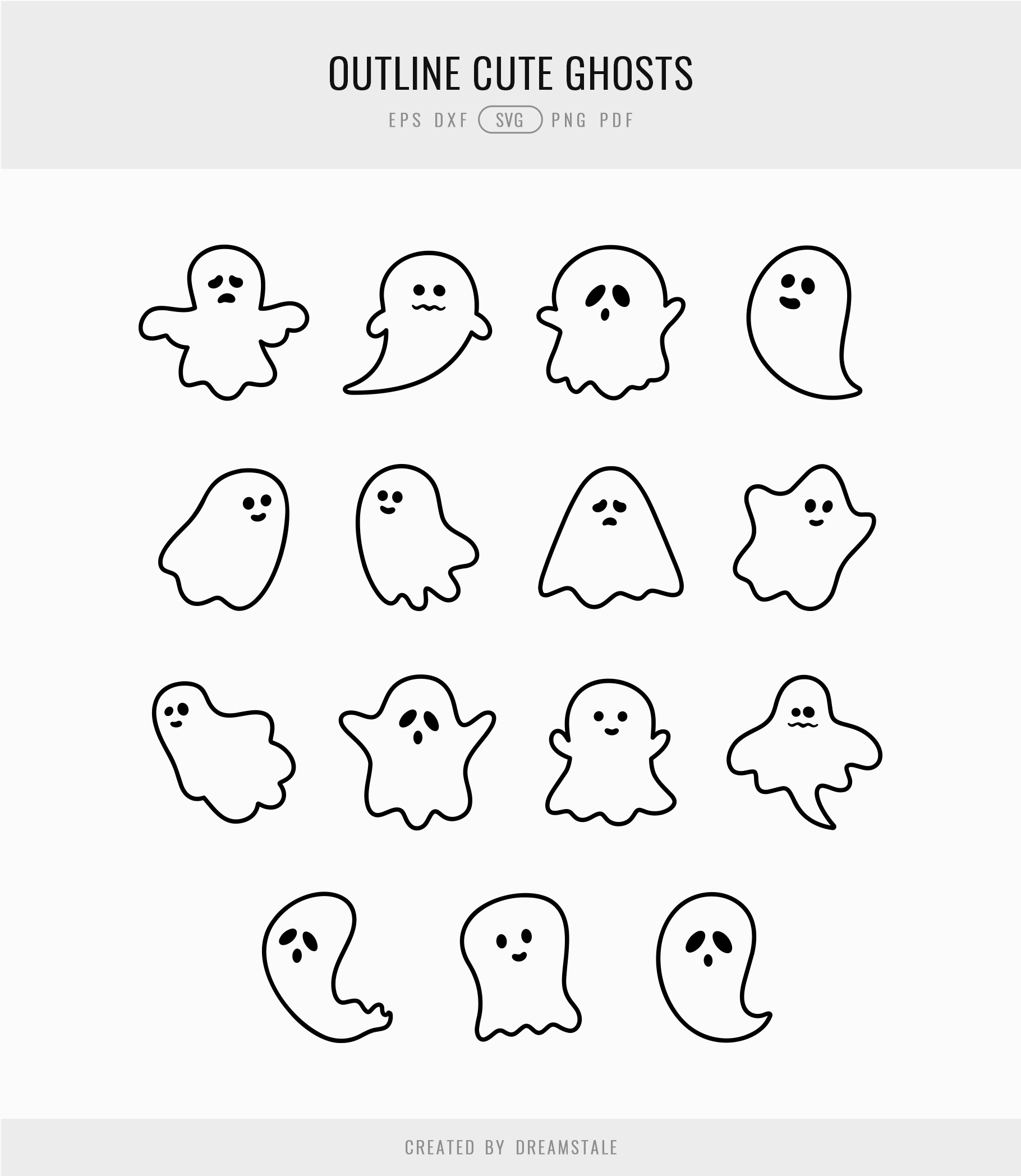 Scary Ghosts Halloween Clipart 4 svg+xml;charset=utf Scary Ghosts Halloween Clipart