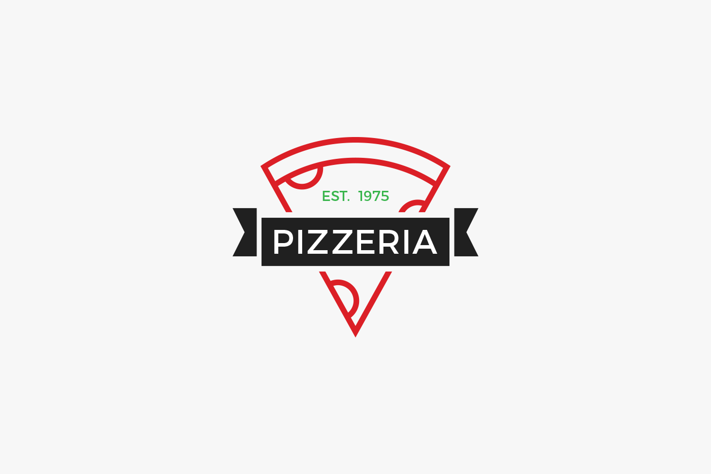 Pizza Slice Restaurant Logo Template 1 Pizza Slice Restaurant Logo Template