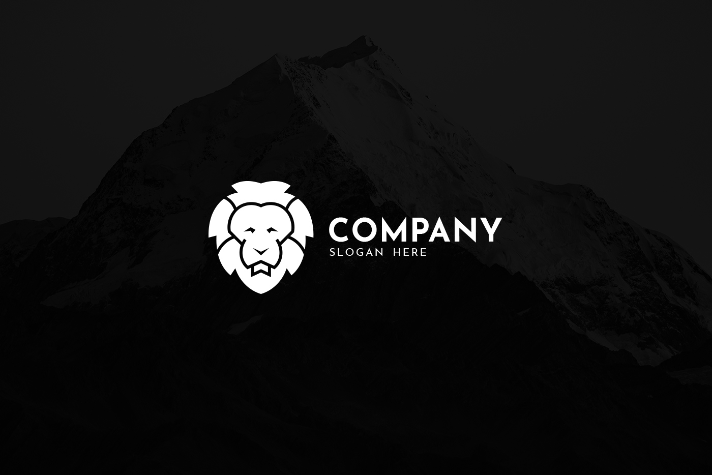 Proud Lion Animal Logo Template 2 svg+xml;charset=utf Proud Lion Animal Logo Template