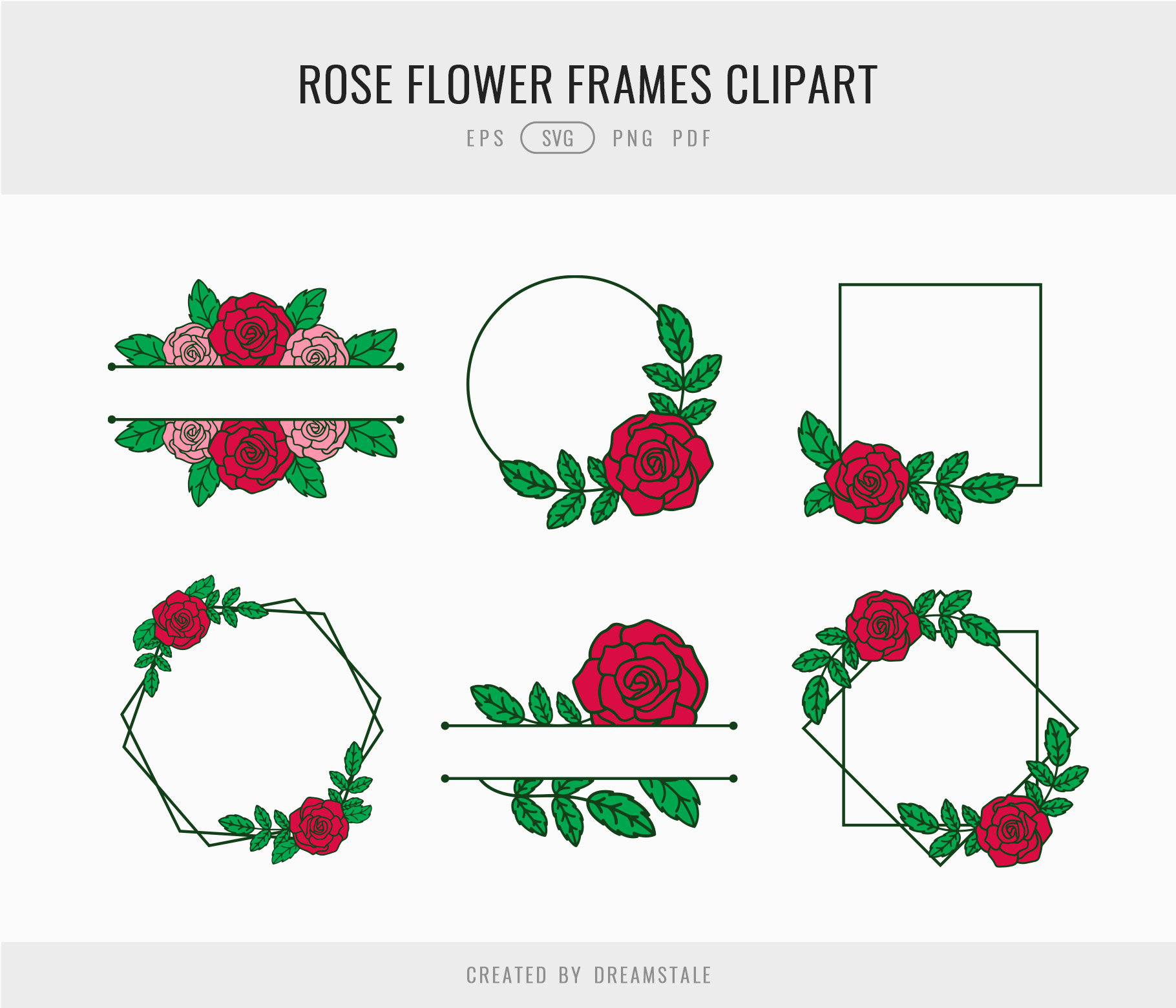 Rose Flower Colourful Frames 4 svg+xml;charset=utf Rose Flower Colourful Frames