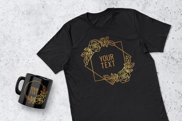 Rose Flower Gold Frames 2 Rose Flower Gold Frames 2