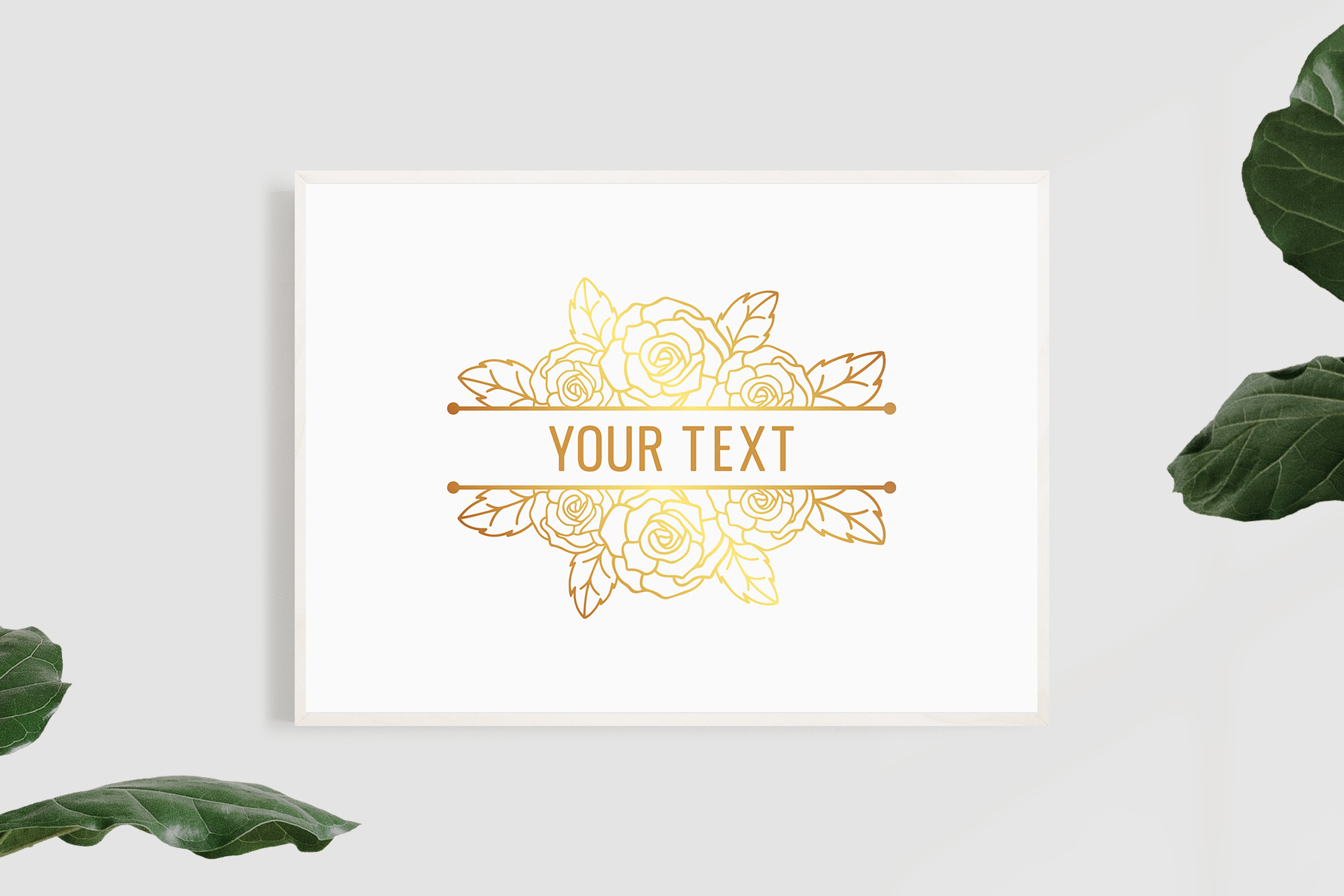 Rose Flower Gold Frames 3 svg+xml;charset=utf Rose Flower Gold Frames