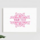 Rose Flower Monograms 3 Split Vector Monogram Clipart SVG Bundle Vol. 1