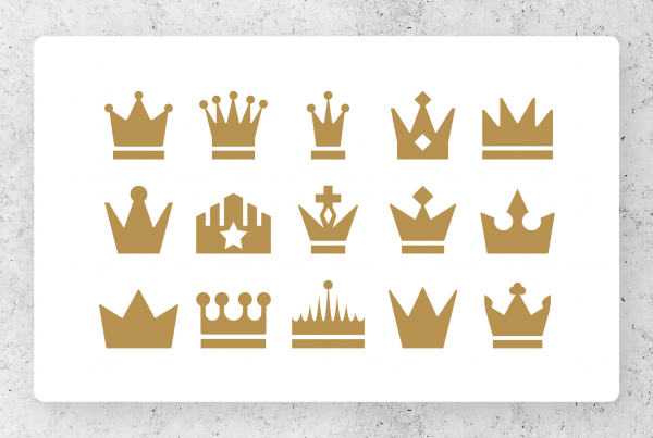 Royal Crowns Clipart Bundle 1