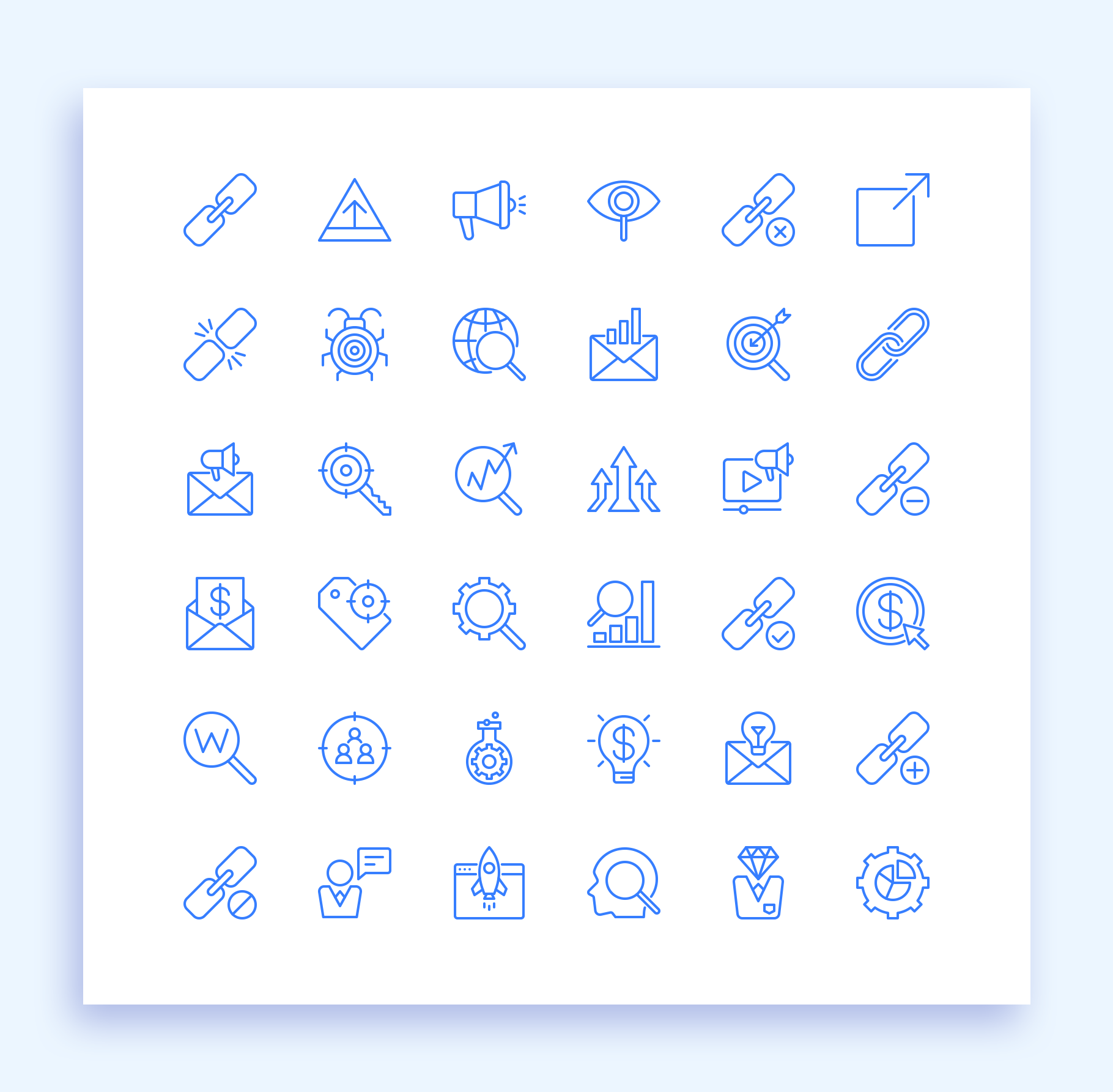 SEO & Marketing Vector Line Icons 5 svg+xml;charset=utf SEO & Marketing Vector Line Icons