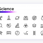 Science Minimalistic Icons
