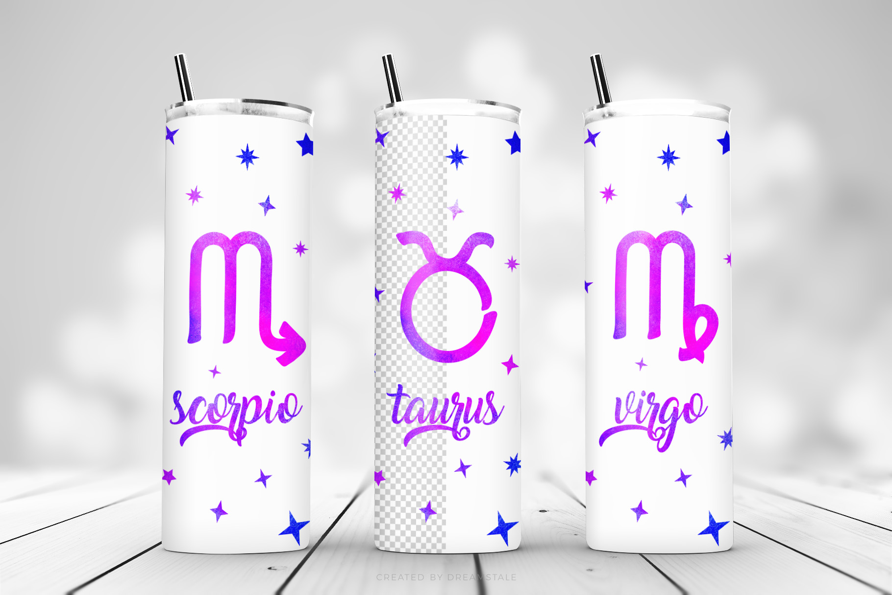 Watercolour Zodiac Signs Tumbler Wraps 1 svg+xml;charset=utf Watercolour Zodiac Signs Tumbler Wraps