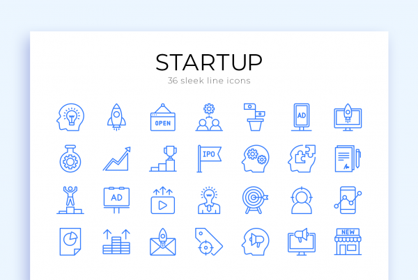 Startup Vector Line Icons