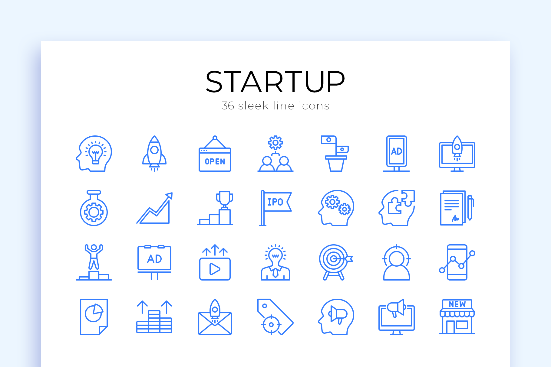 Startup Vector Line Icons 1 Startup Vector Line Icons