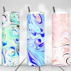 Japanese Marbling Texture Tumbler Sublimation Designs