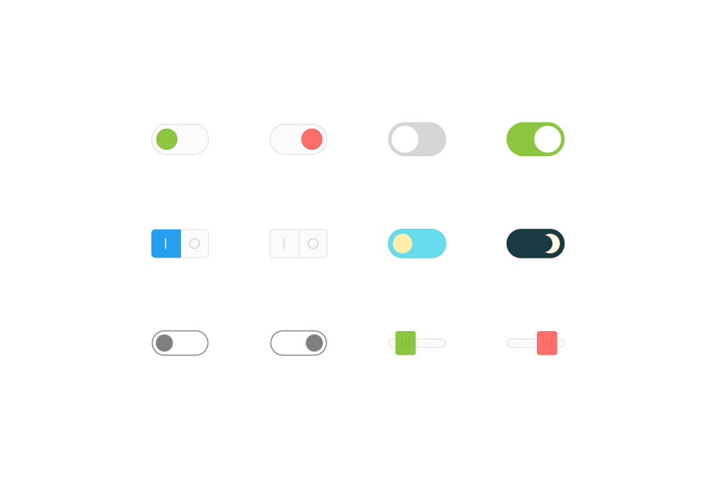 Switch Buttons Clipart Set - Dreamstale