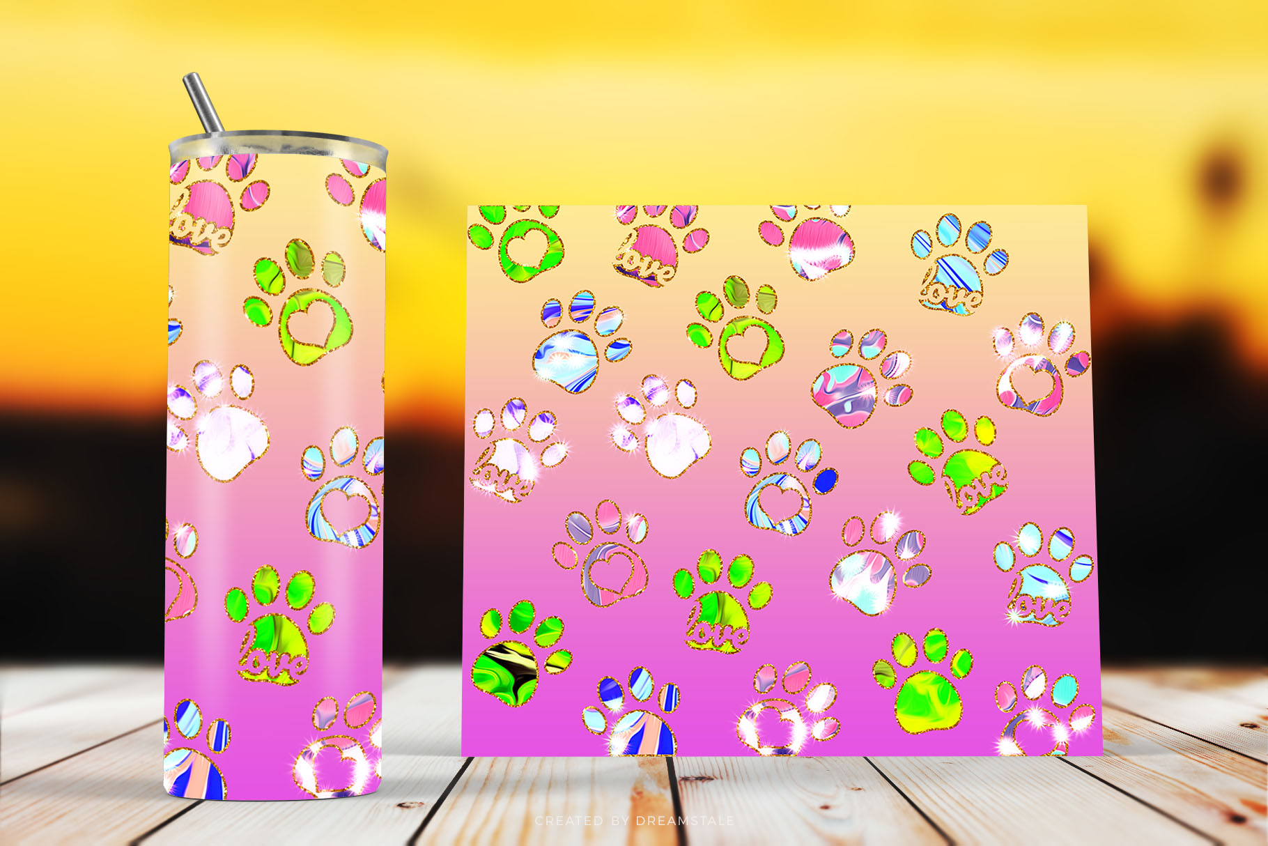 Shiny Paws Tumbler Sublimation Designs 4 svg+xml;charset=utf Shiny Paws Tumbler Sublimation Designs