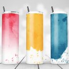 Watercolor Tumbler Sublimation Designs