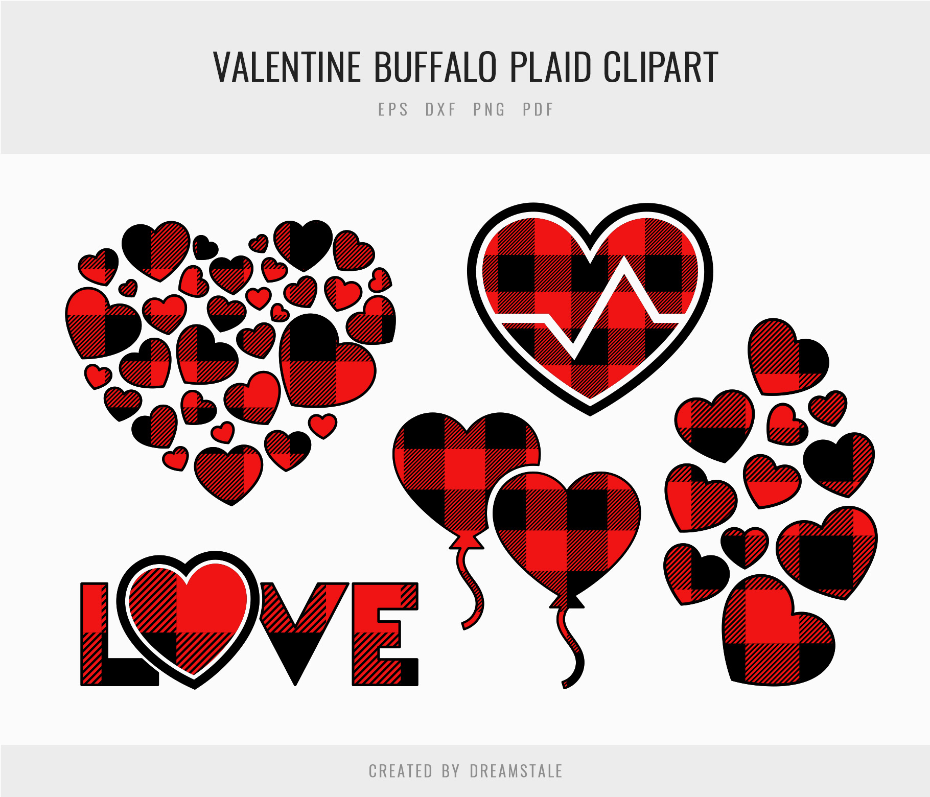 Valentines Day Buffalo Plaid SVG Clipart 4 svg+xml;charset=utf Valentines Day Buffalo Plaid SVG Clipart