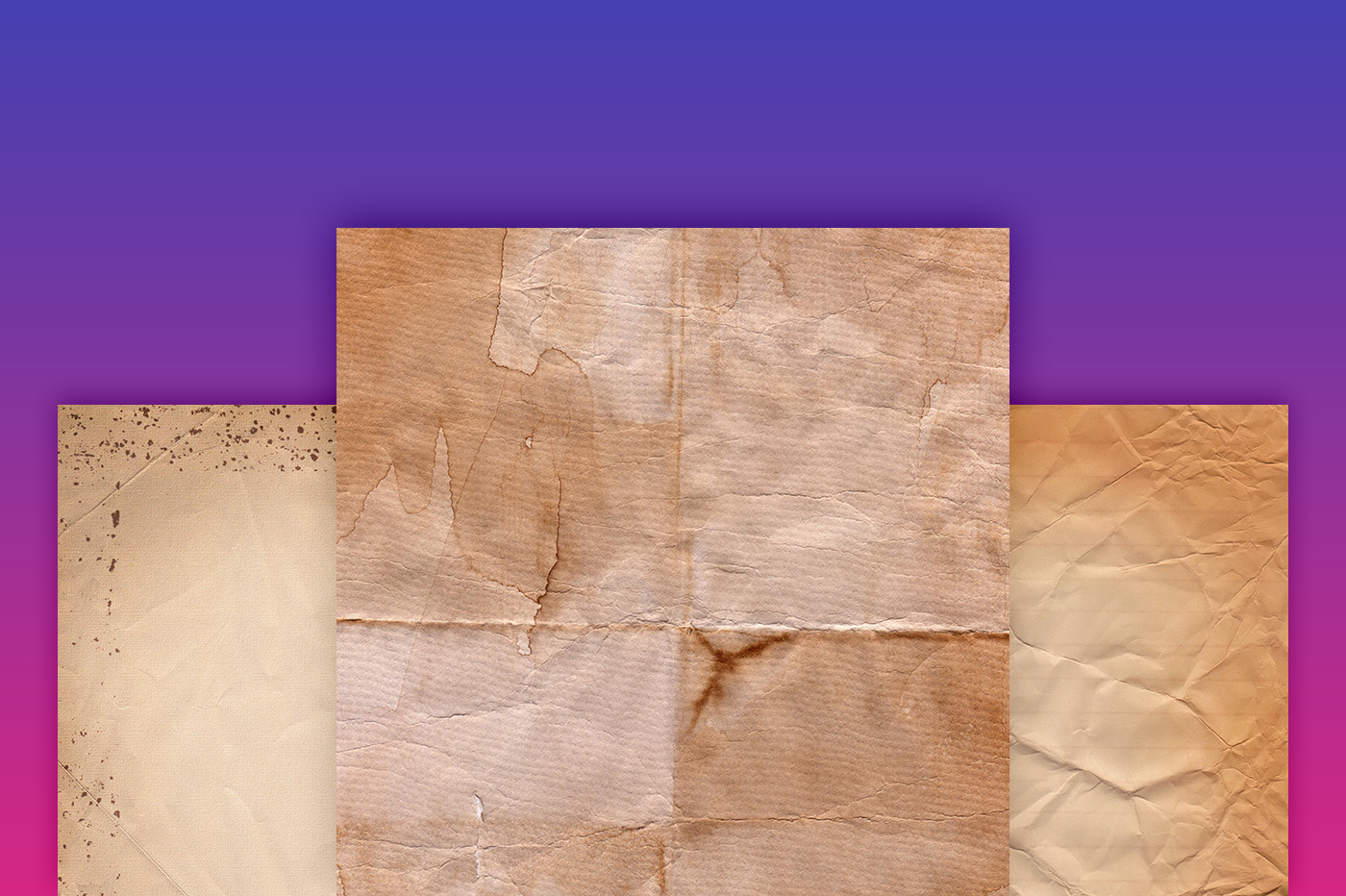 Vintage Paper Textures & Frames Kit 2 svg+xml;charset=utf Vintage Paper Textures & Frames Kit