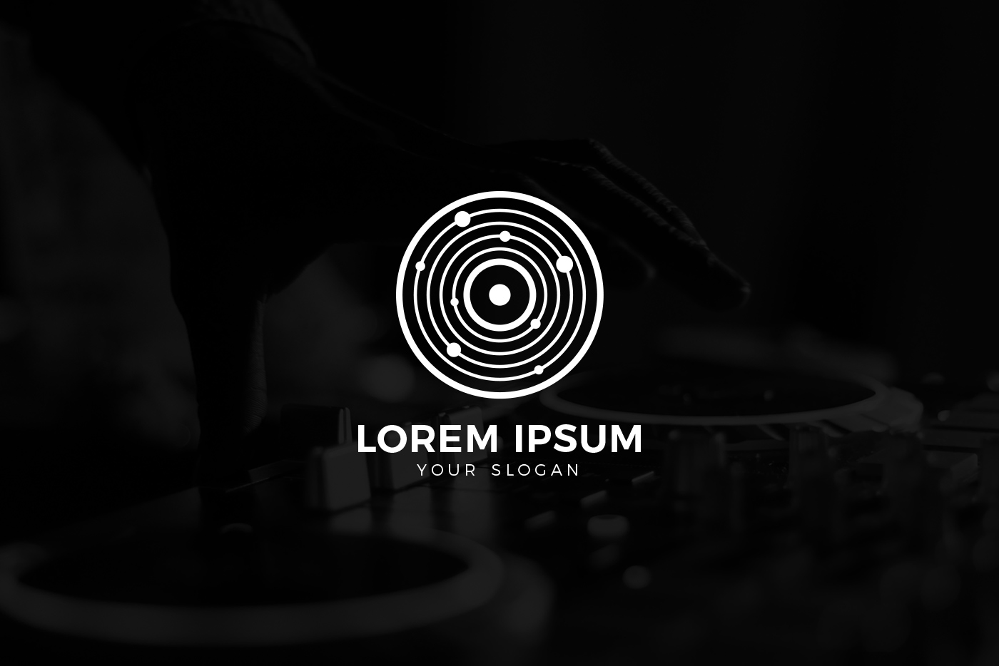 Free Vinyl Galaxy Music Logo Template 2 svg+xml;charset=utf Free Vinyl Galaxy Music Logo Template