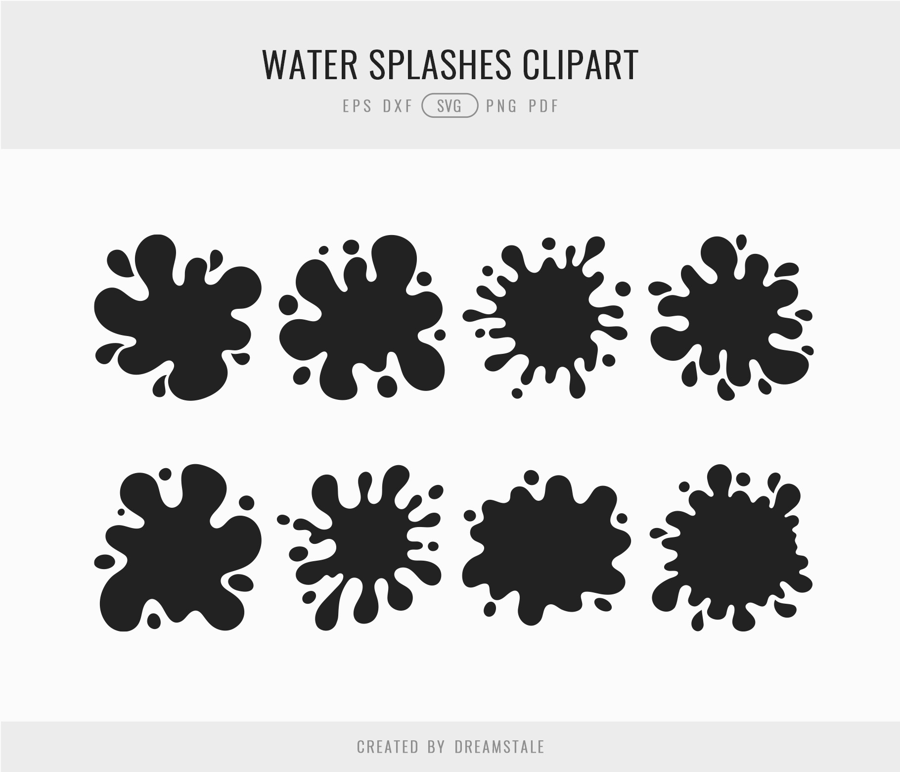 Water Splashes Clipart 4 svg+xml;charset=utf Water Splashes Clipart