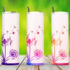 Watercolor Dandelion Flower Sublimation Tumbler Designs