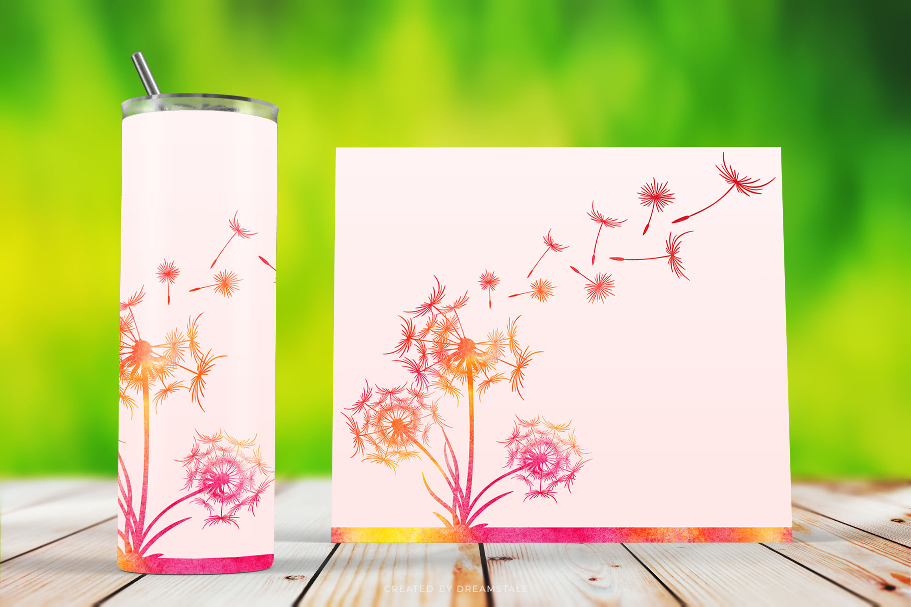Watercolor Dandelion Flower Sublimation Tumbler Designs 4 svg+xml;charset=utf Watercolor Dandelion Flower Sublimation Tumbler Designs