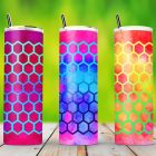 Watercolor Honeycomb Sublimation Tumbler Wraps
