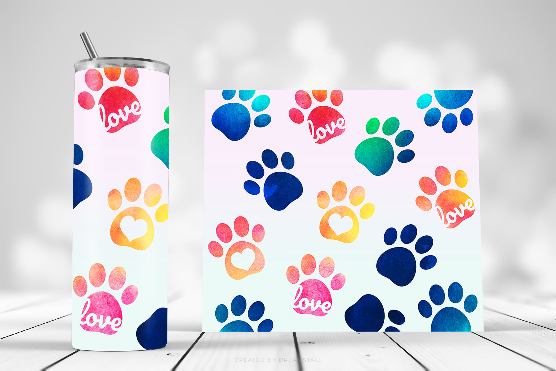 Watercolor Pet Paws Sublimation Tumbler Designs 3 svg+xml;charset=utf Watercolor Pet Paws Sublimation Tumbler Designs
