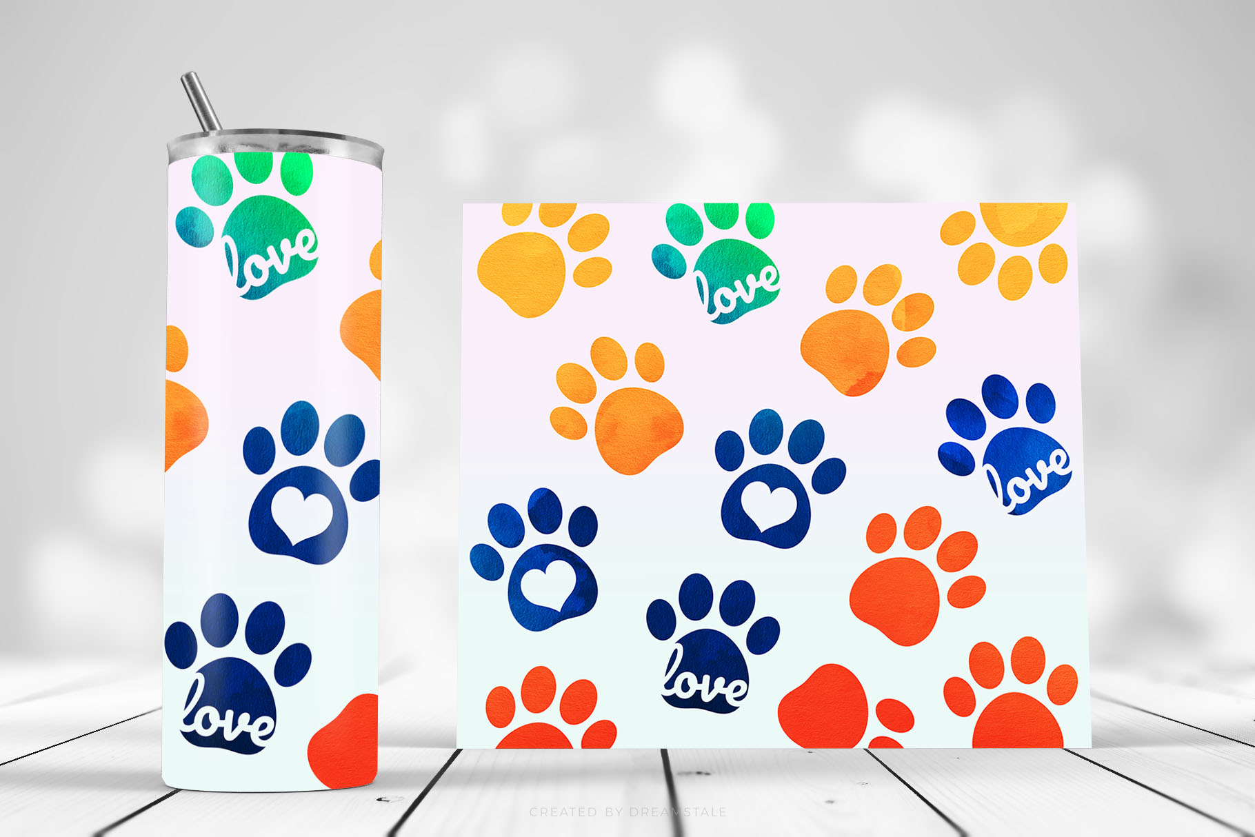 Watercolor Pet Paws Sublimation Tumbler Designs 4 svg+xml;charset=utf Watercolor Pet Paws Sublimation Tumbler Designs