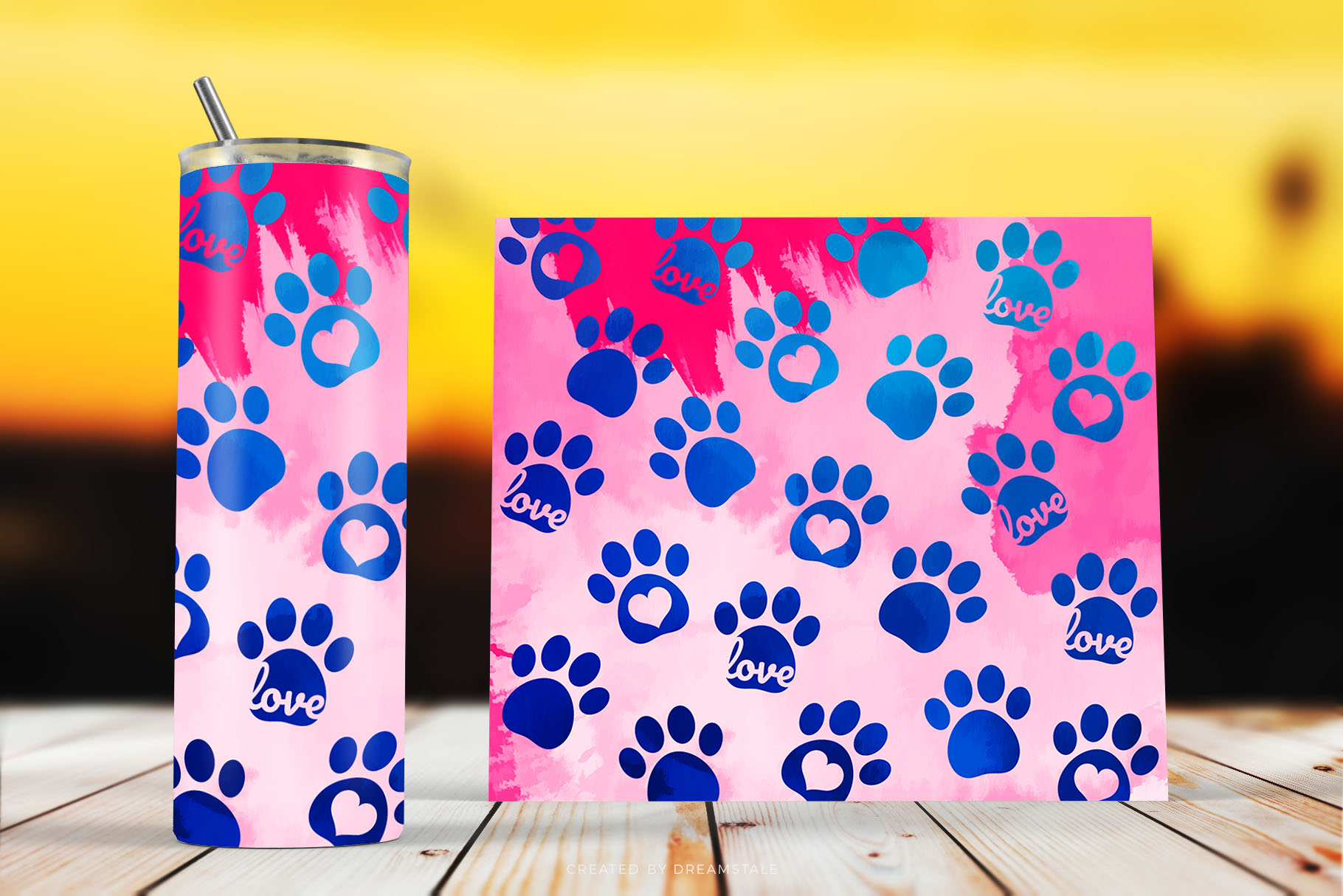Watercolour Pet Paws Sublimation Tumbler Designs 2 svg+xml;charset=utf Watercolour Pet Paws Sublimation Tumbler Designs