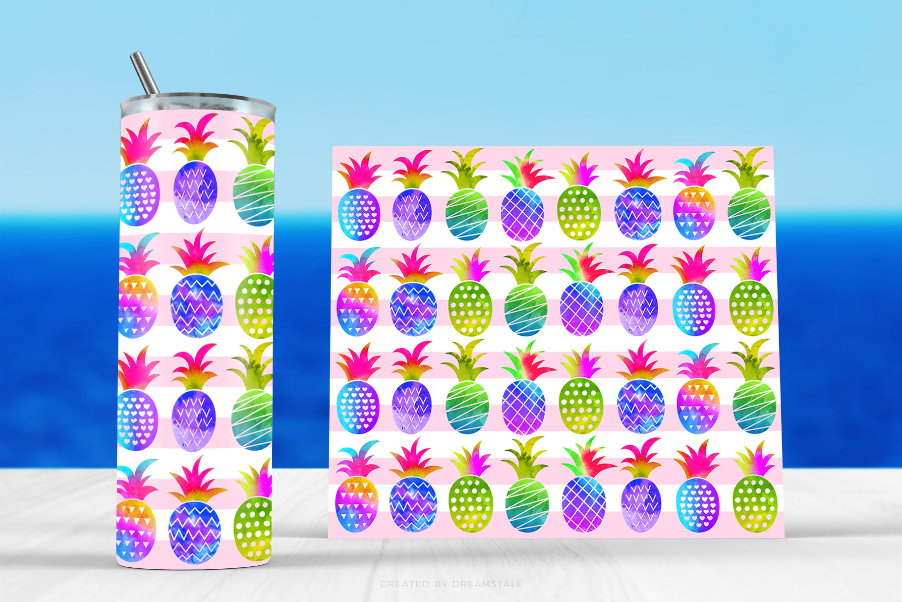 Watercolor Pineapple Sublimation Tumbler Designs 4 svg+xml;charset=utf Watercolor Pineapple Sublimation Tumbler Designs