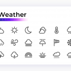 Weather Minimalistic Icons