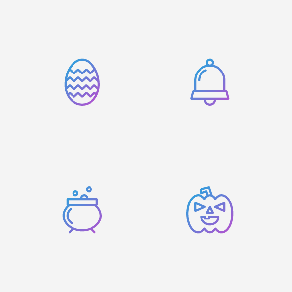halloween easter slimicons Slimicons 3300+ Line Icons