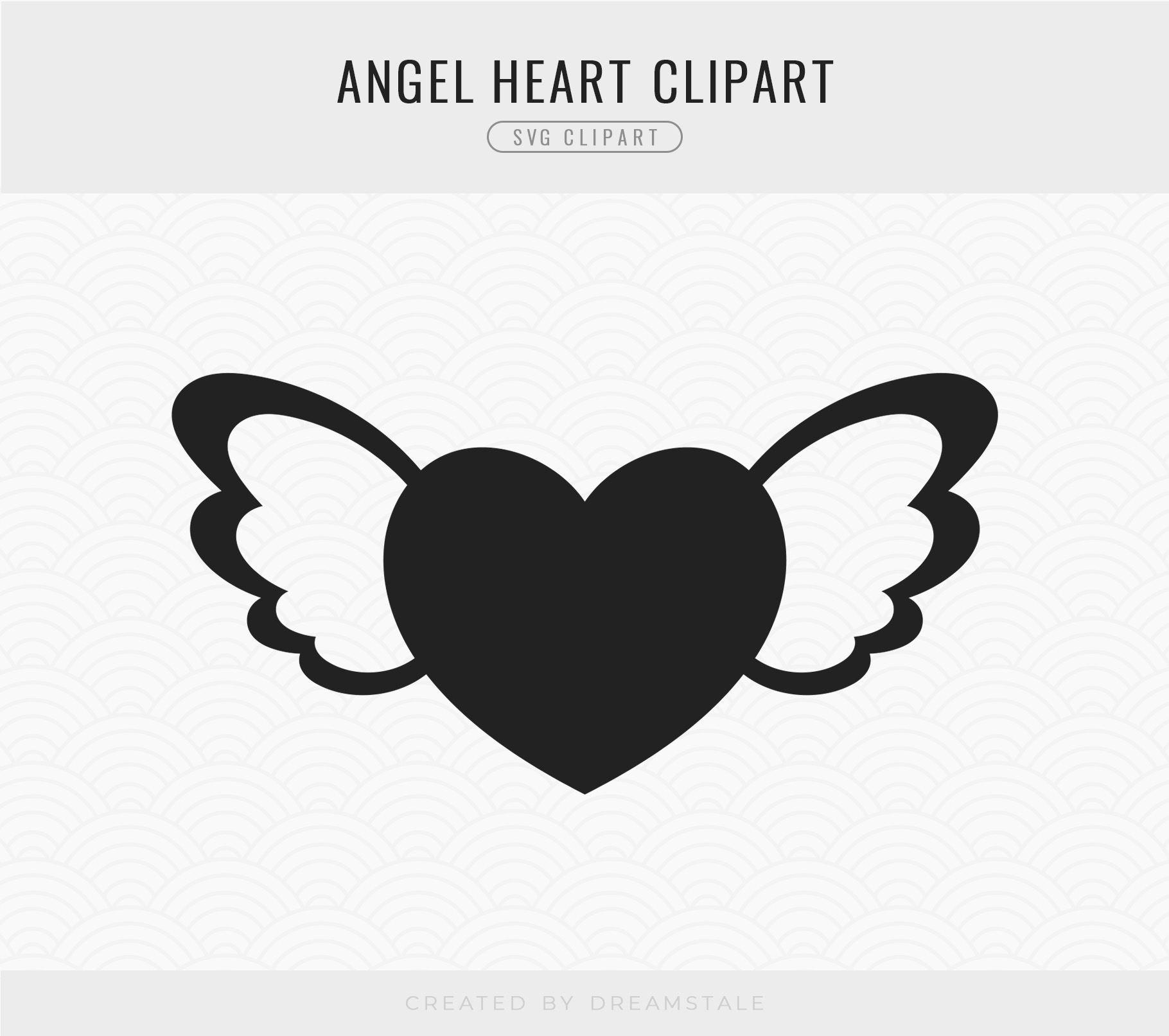 Angel Wings Heart SVG Free Clipart 2 svg+xml;charset=utf Angel Wings Heart SVG Free Clipart