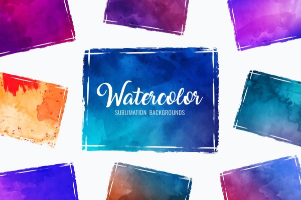 Watercolor PNG Backgrounds & Textures