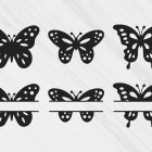 Butterfly Clipart Set 1 Pet & Farm Animals SVG Bundle