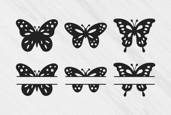 Butterfly Clipart Set 1 Clipart Vector Graphics