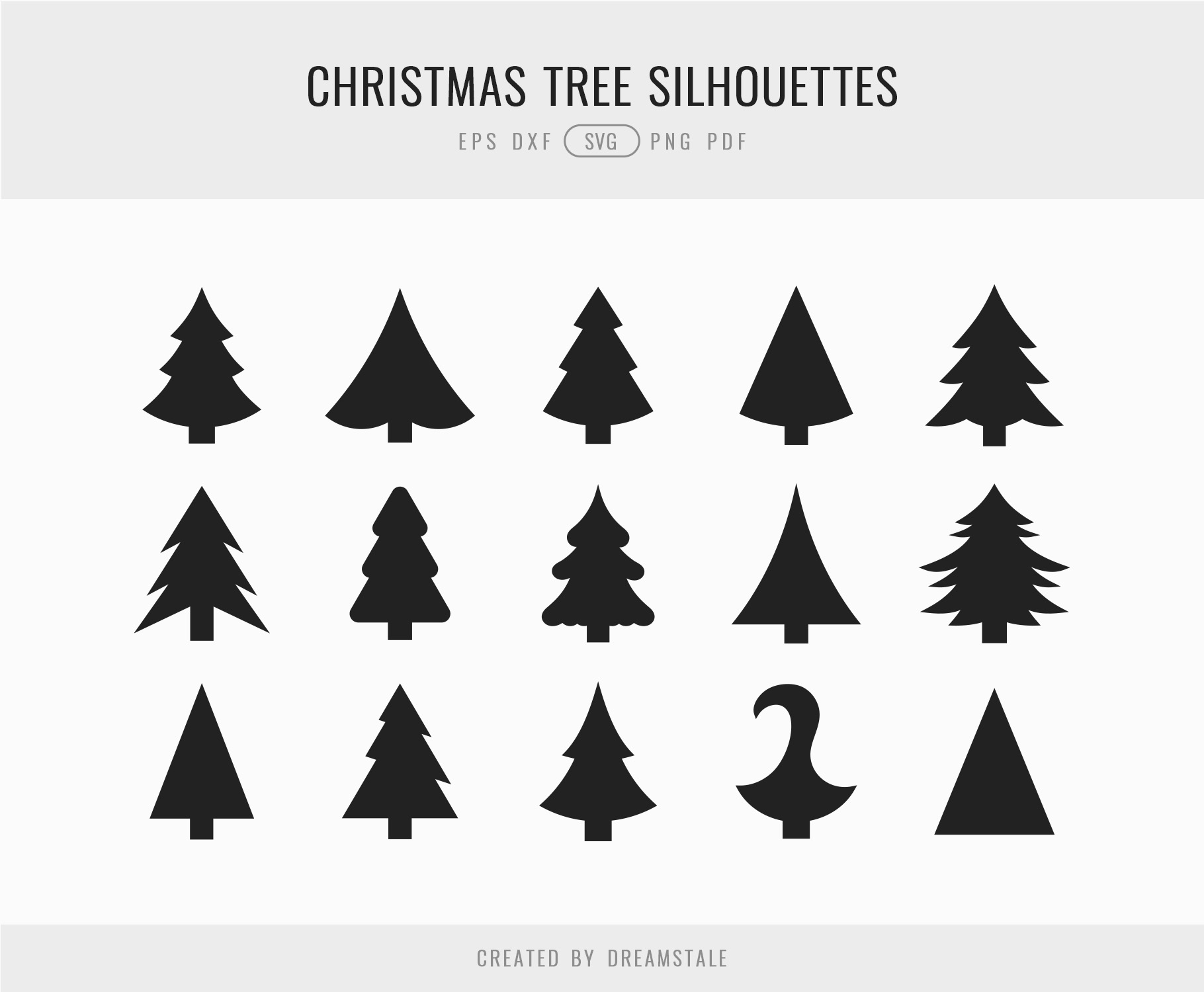 Christmas Holiday Trees SVG Clipart 4 svg+xml;charset=utf Christmas Holiday Trees SVG Clipart