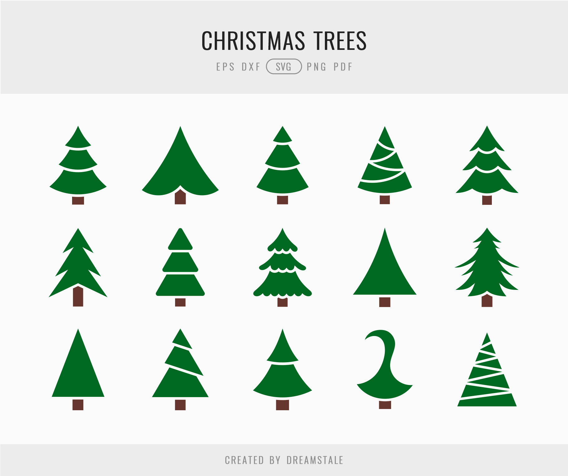 Christmas Holiday Trees SVG Clipart 4 svg+xml;charset=utf Christmas Holiday Trees SVG Clipart