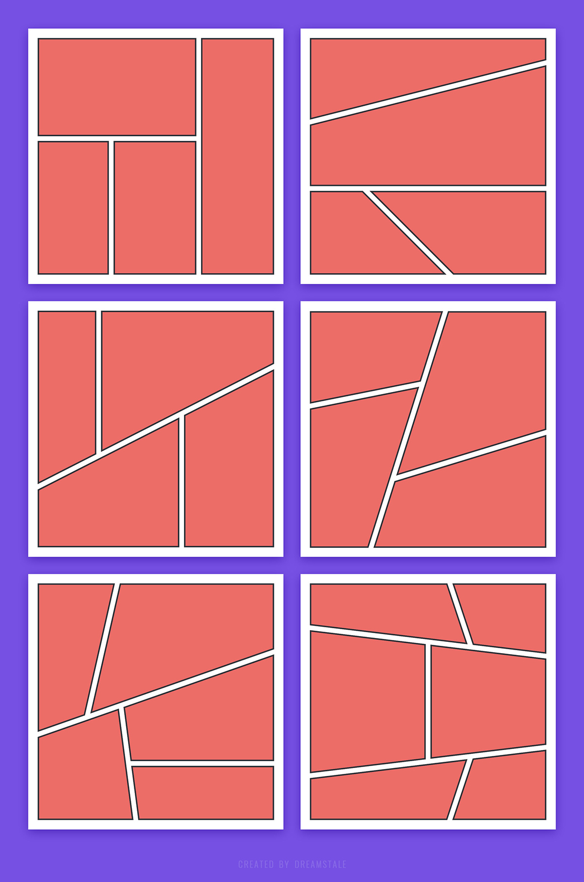 Comic Book Social Media Photo Templates 2 svg+xml;charset=utf Comic Book Social Media Photo Templates